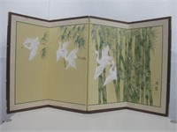 24"x 47.5" Oriental 4 Panel Screen Art