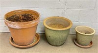 Terracotta and Glazed Garden Pots & More