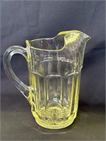 Vintage pressed glass pitcher