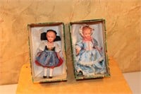 Two souvenir dolls
