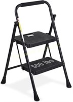 HBTower 2 Step Ladder  Folding Step Stool