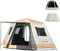 ONTYZZ Large Waterproof Family Tent Hex-Khaki