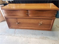 1960's Retro Mid Century Wood Dresser