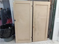 >Smaller wood cabinent/Pantry doors