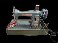 Green Domestic sewing machine