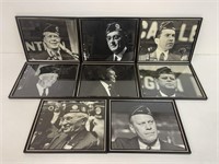 (7) AUTHENTIC PRESIDENT PICTURES FRAMED