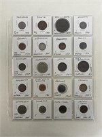 (20) OLD FOREIGN COINS