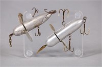 Lot of 2 Very Rare Hinckley Antique Fishing Lures