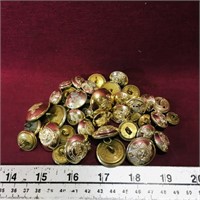 Lot Of 40 British Military Buttons