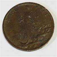 1912 Italy 1 Cent Coin