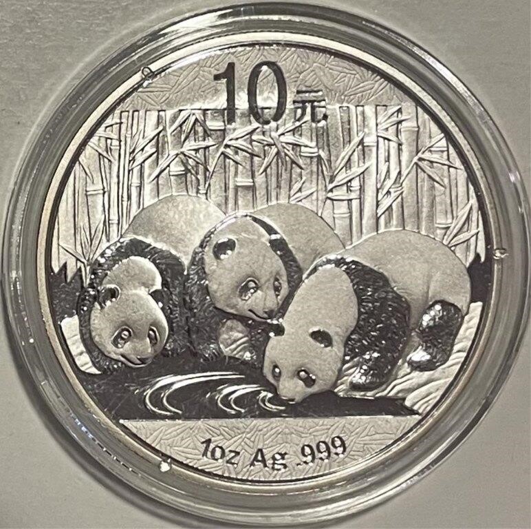 China 2013 Silver Panda 10 Yuan