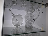 MARTINI PITCHER AND GLASS PITCHER
