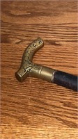 Vintage brass handle cane