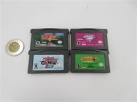 4 jeux Nintendo Game Boy Advance dont Tony Hawk's