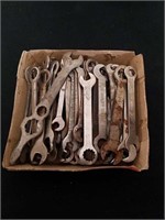 Large group of miniature wrenches