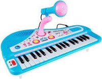 Music Fary Electric Keyboard Blue and White