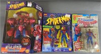3pc NIP Toybiz Spider-Man Action Figures w/ Mega