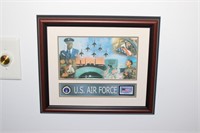 US Post Office Air Force Print 12"h x 14"w