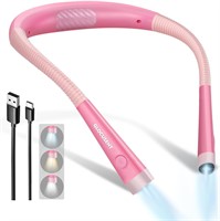 NEW $33 LED Neck Reading Light w/Bendable Arms