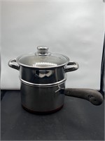 Copper bottom Revere ware steaming pot