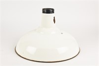 SERVICE STATION PORCELAIN LIGHT SHADE / SHELL ONLY