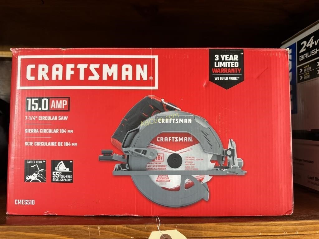 Craftsman 15AMp 7 1/4" circular saw in original