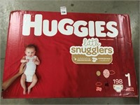 HUGGIES BABY DIAPERS 1 UP TO 14LB