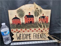 Wood Welcome Country Decor