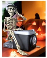 Halloween Skeleton Decor DJ Player with Music
