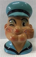 MEXICO PLASTIC POPEYE PIGGY BANK