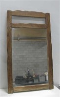 27"x 47" Wood Framed Mirror