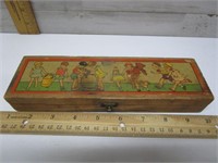 MADE IN GERMANY CHILDE WOODEN SCHOOL BOX