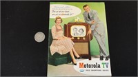 1952 Motorola TV Brochure - George Burns and