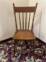 Oak Spindle Side Chair