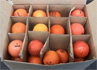 Box 36 Orange Golf Balls