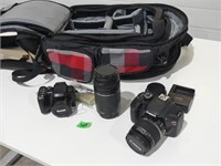 Dakine Camera Bag W/ 2 Cameras