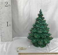 Large Ceramic Light Up Christmas Tree