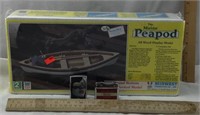 Model Boat and 2 Lighters