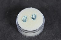 1.85 Ct. Oval Cut Aquamarine Gemstones