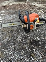 Stihl MS170 Chainsaw with extra blades