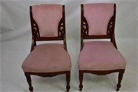 Pair of Eastlake Style Parlour Chairs
