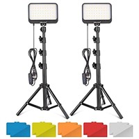UBeesize LED Video Light Kit, 2Pcs Dimmable