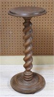 Barley Twist Oak Pedestal.