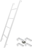 White Bunk Bed Ladder  72 Metal  330 Lbs.