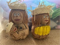 Carved Coconuts
