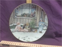 Jingle Bells Collector's Plate Catherine Simpson