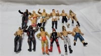 12 wrestling figures