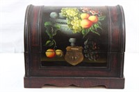 Small Painted Wooden Trunk