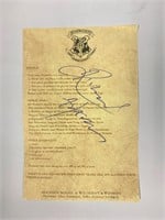 Autograph Harry Potter Letter
