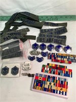 Air Force medals patches pins